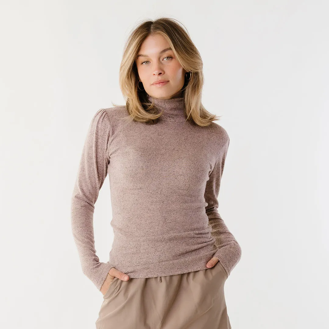 Tatum Turtleneck, Pink sold by Albion