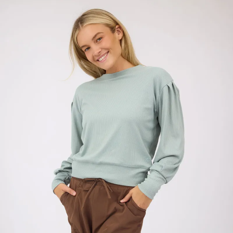 Serena Top, Sage sold by Albion