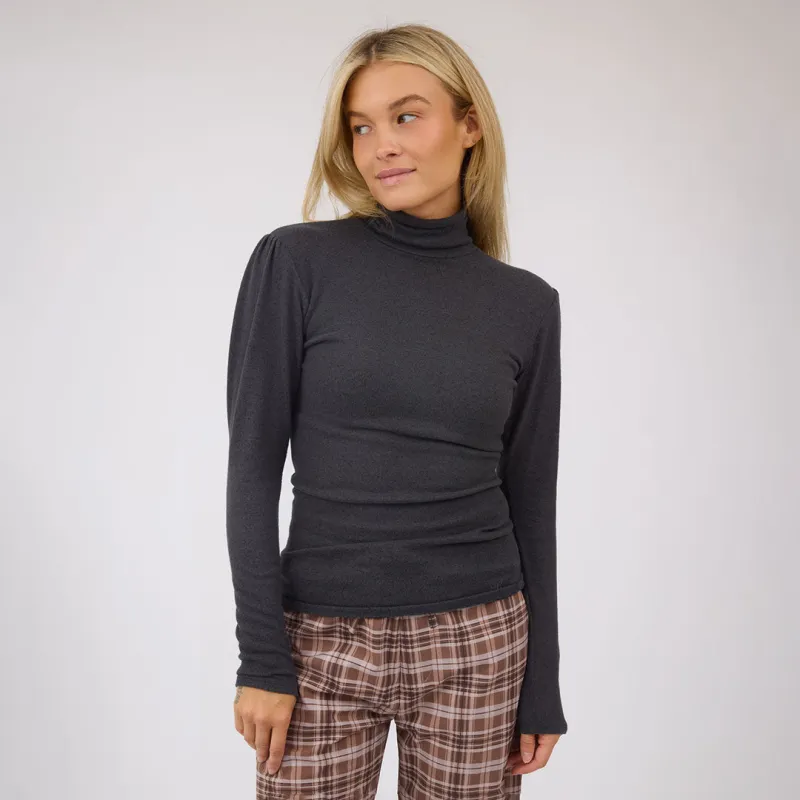 Tatum Turtleneck, Charcoal made by Albion