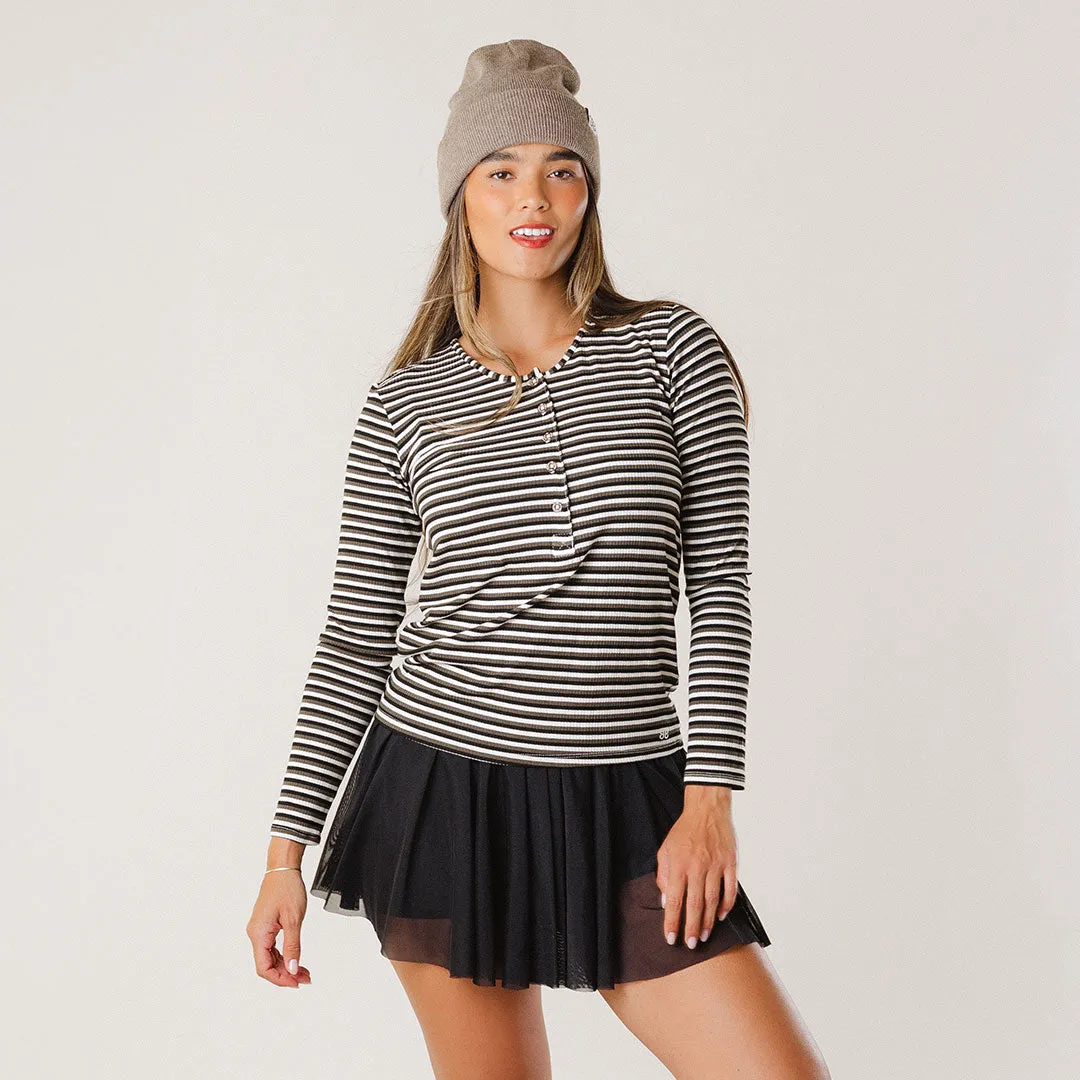 Mesh Tennis Skirt, Black sold by Albion product image thumbnail 2