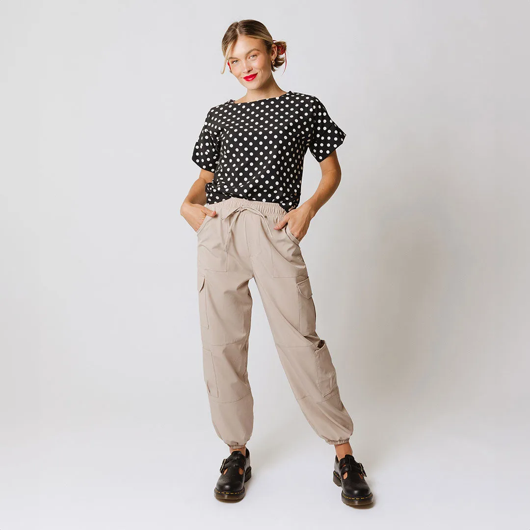 Boss Tee, Black Polka Dot sold by Albion product image thumbnail 4