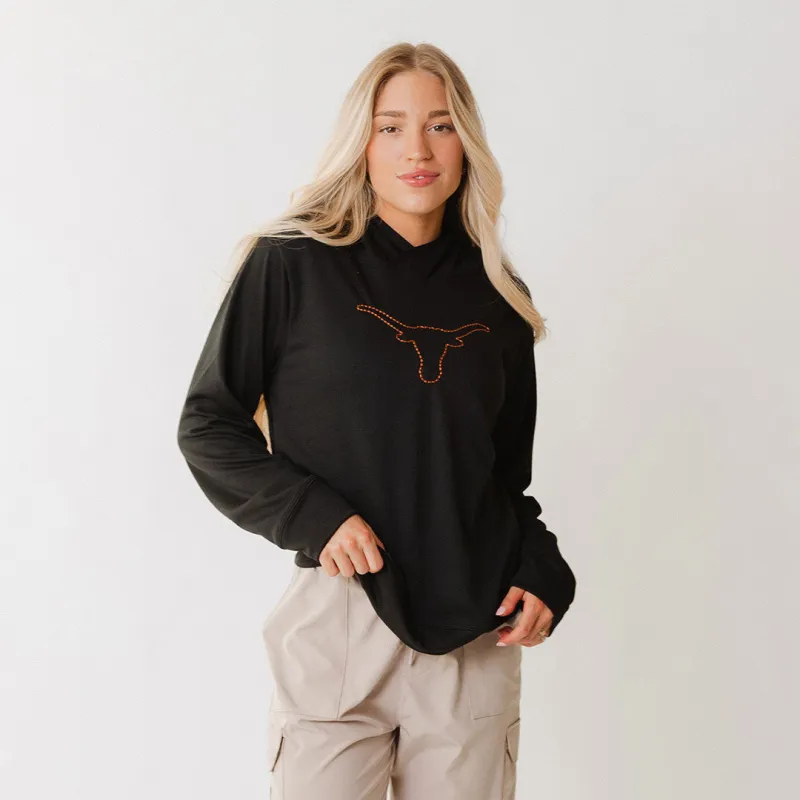 Texas Embroidered City Pullover, Black sold by Albion