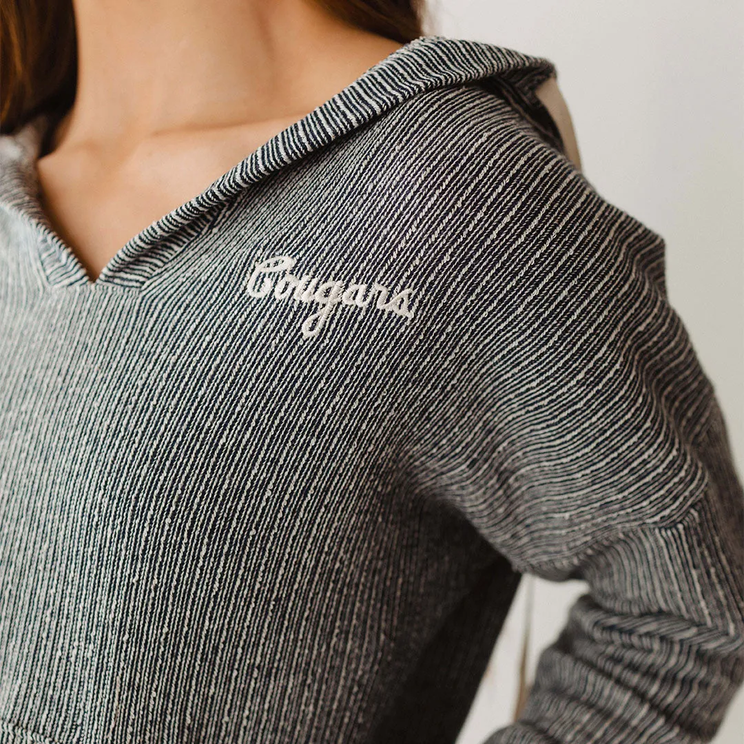 BYU Channel Stripe Pullover, Navy sold by Albion product image thumbnail 2