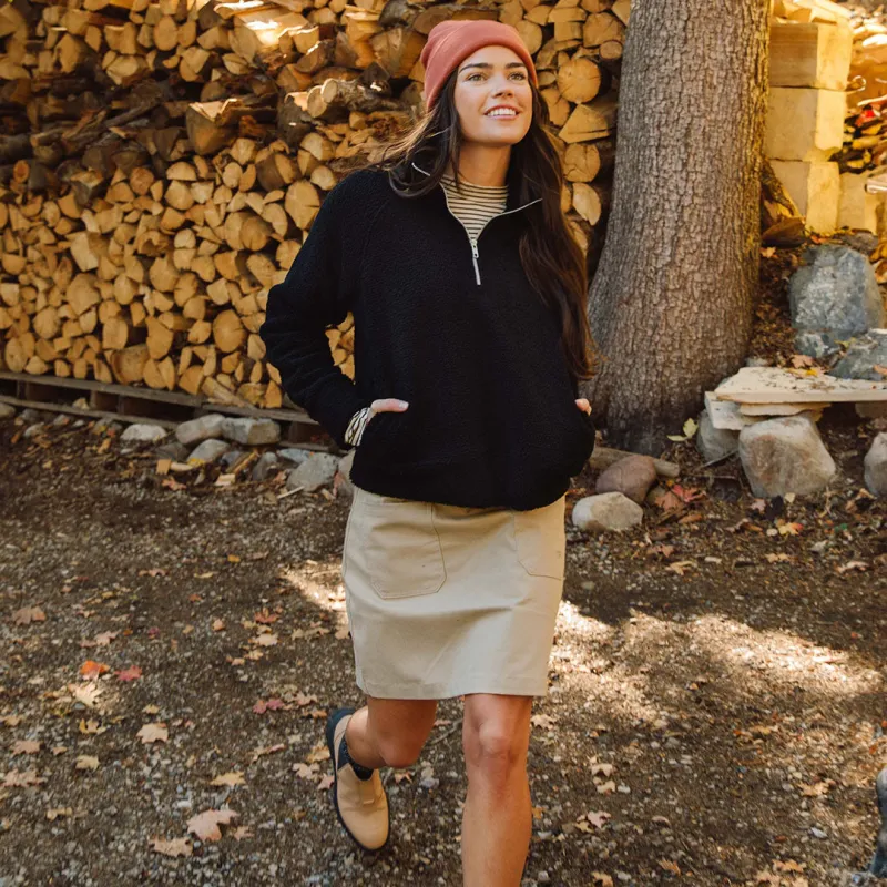 Sherpa 1/4 Zip, Black sold by Albion