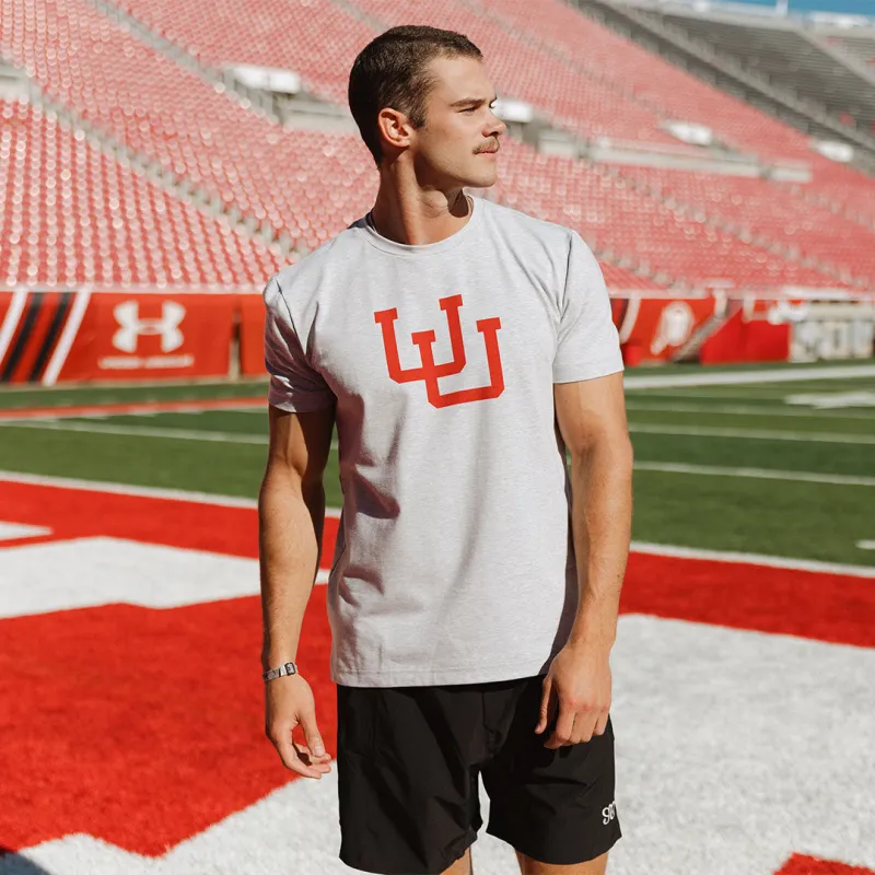 Utah Men's Classic Tee, Heather Grey sold by Albion