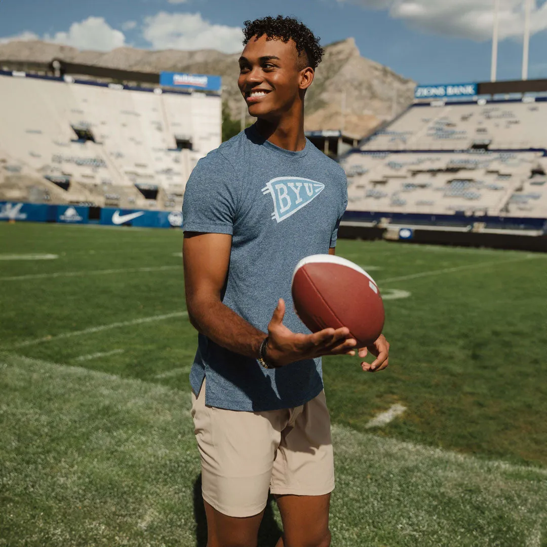 BYU Men's Classic Tee, Navy sold by Albion