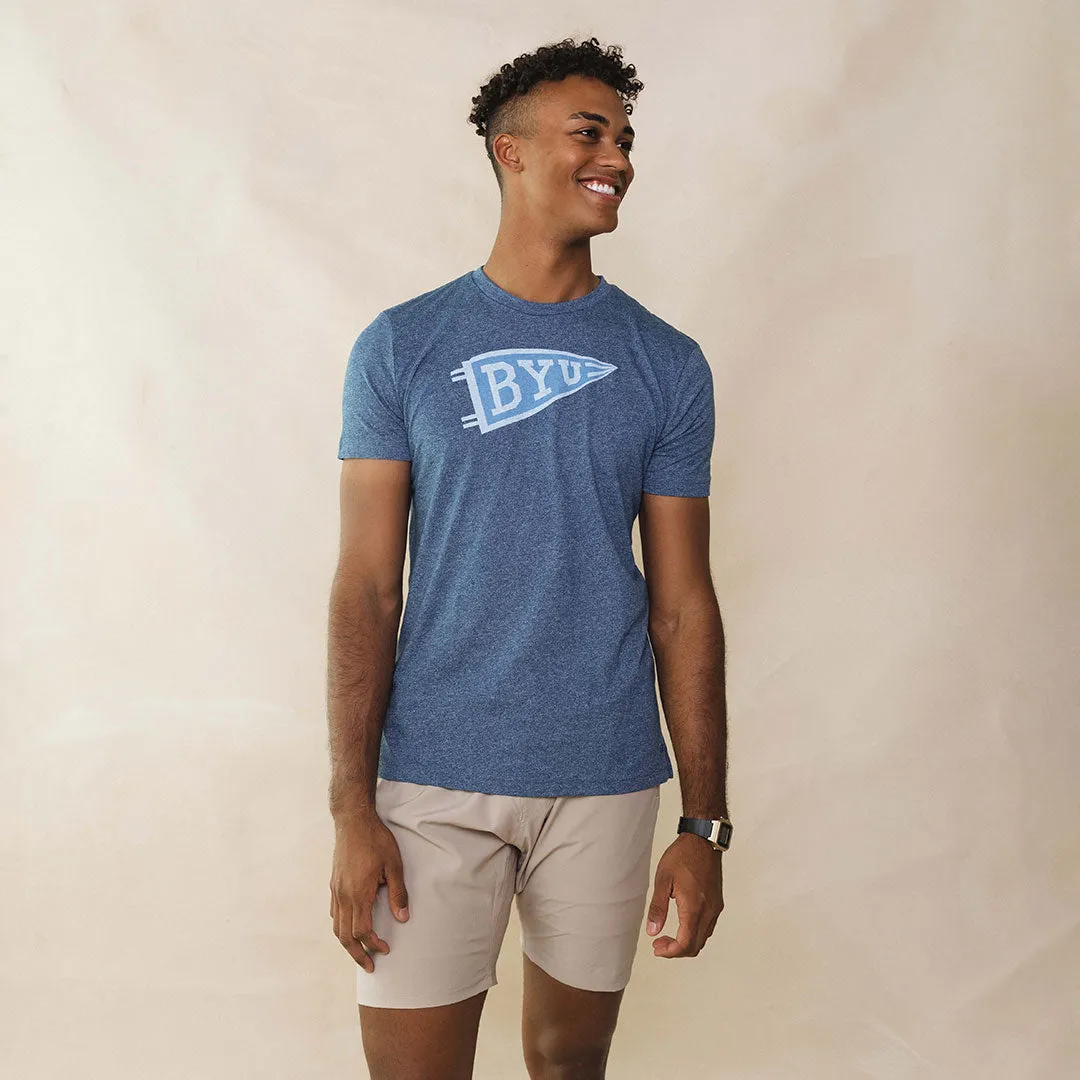 BYU Men's Classic Tee, Navy sold by Albion product image thumbnail 5