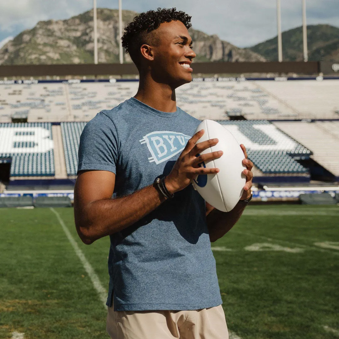 BYU Men's Classic Tee, Navy sold by Albion product image thumbnail 4