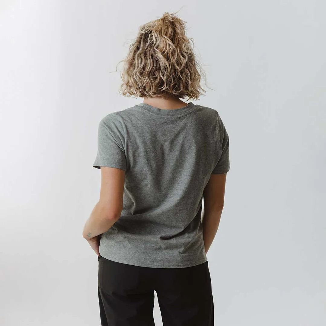 Utah Boyfriend Tee, Grey Till I Die sold by Albion product image thumbnail 4