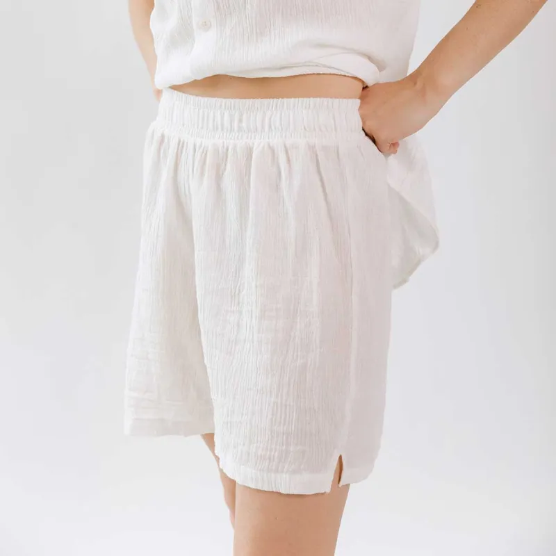 Cabana Shorts, White sold by Albion