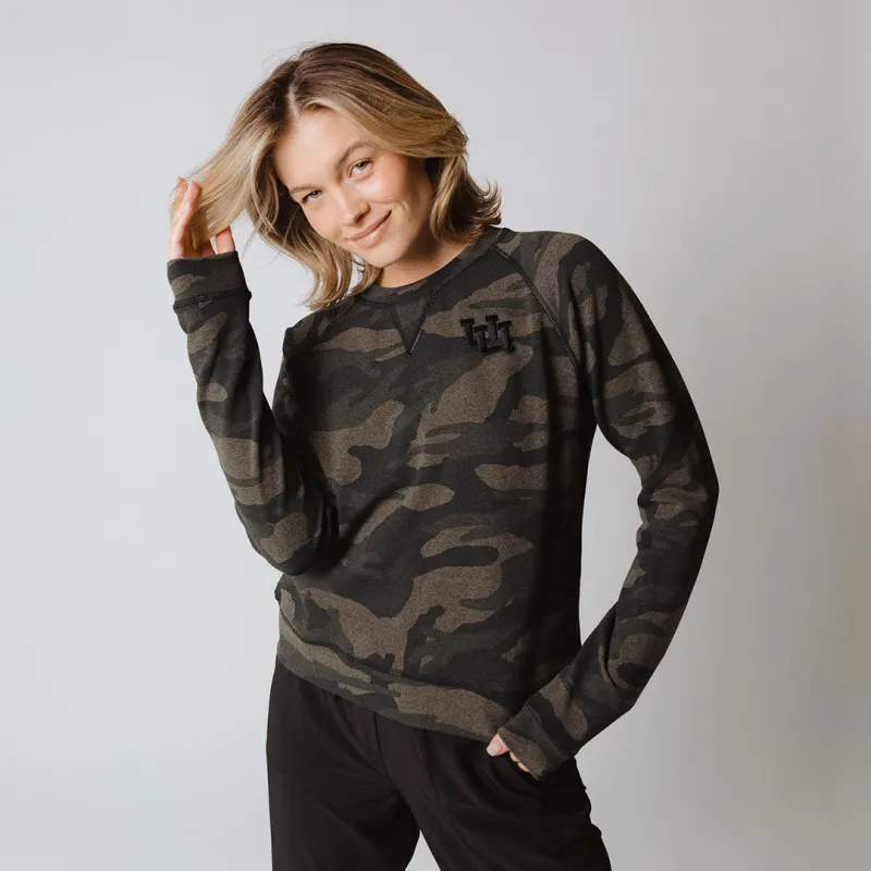 Utah Campus Crew, Green Camo sold by Albion