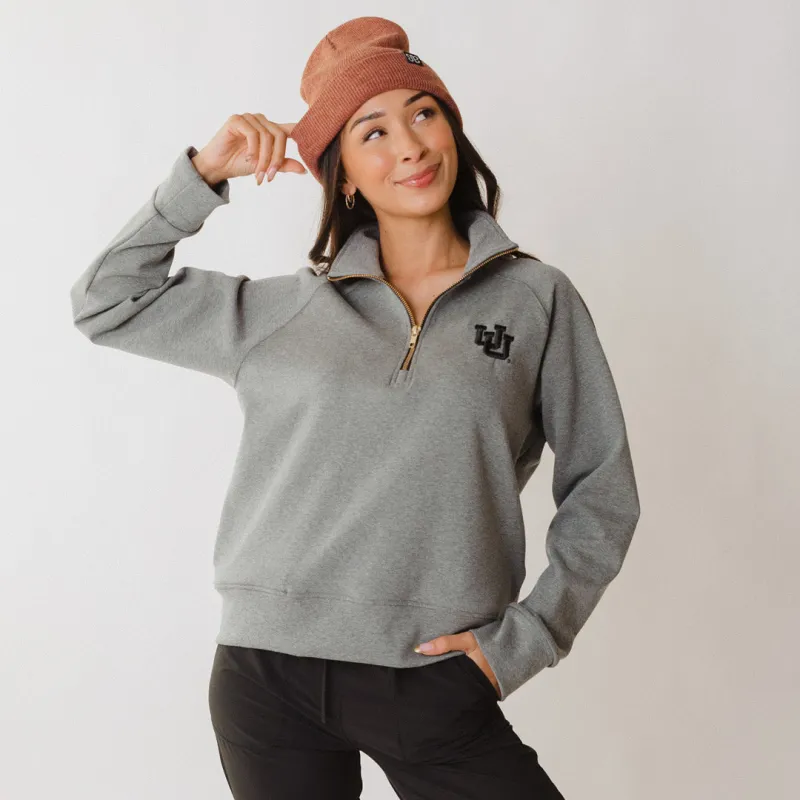 Utah Oxford Zip-Up, Grey sold by Albion