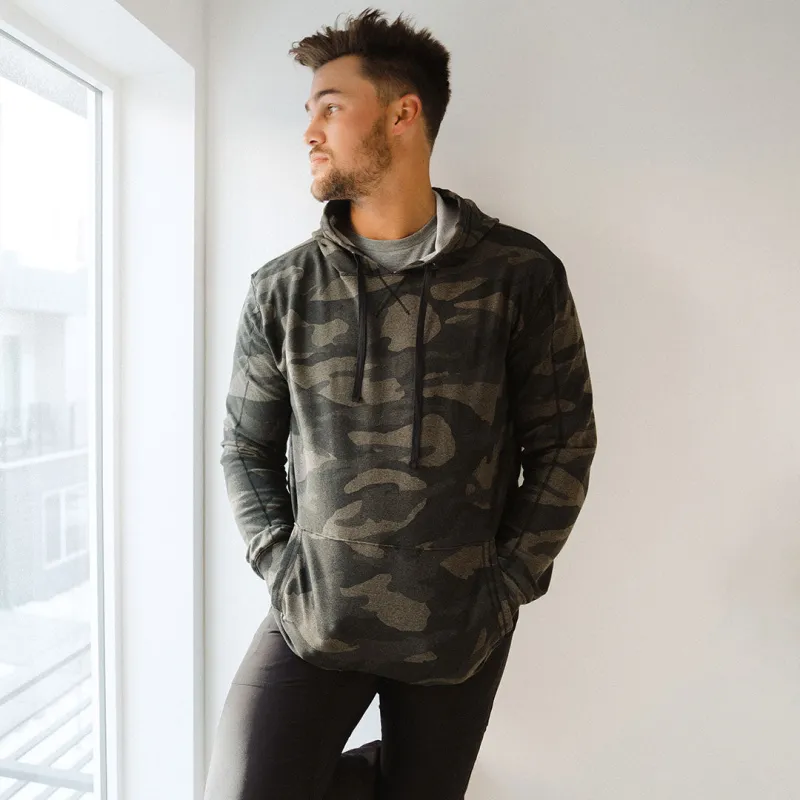 Men's Hoodie, Green Camo sold by Albion