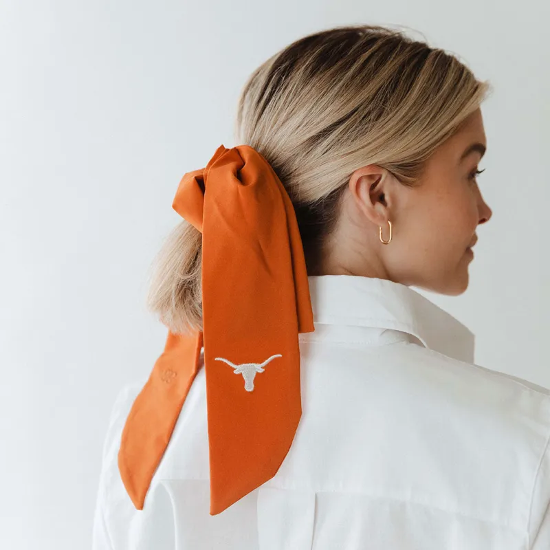 Texas Bow Scrunchie, Burnt Orange sold by Albion