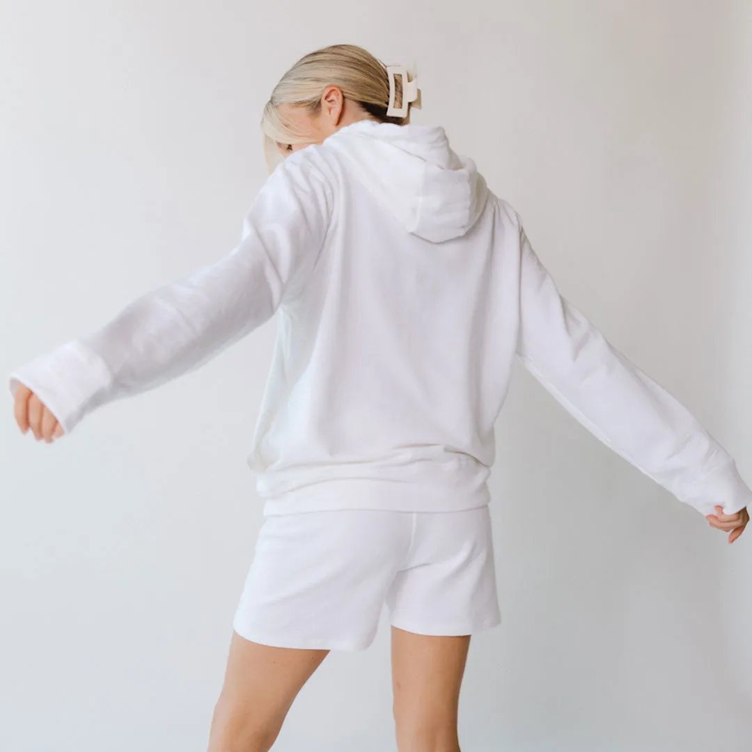 Boyfriend Hoodie, White sold by Albion product image thumbnail 4
