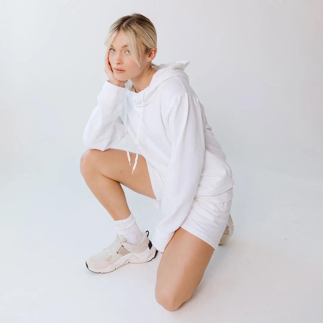 Boyfriend Hoodie, White sold by Albion product image thumbnail 5