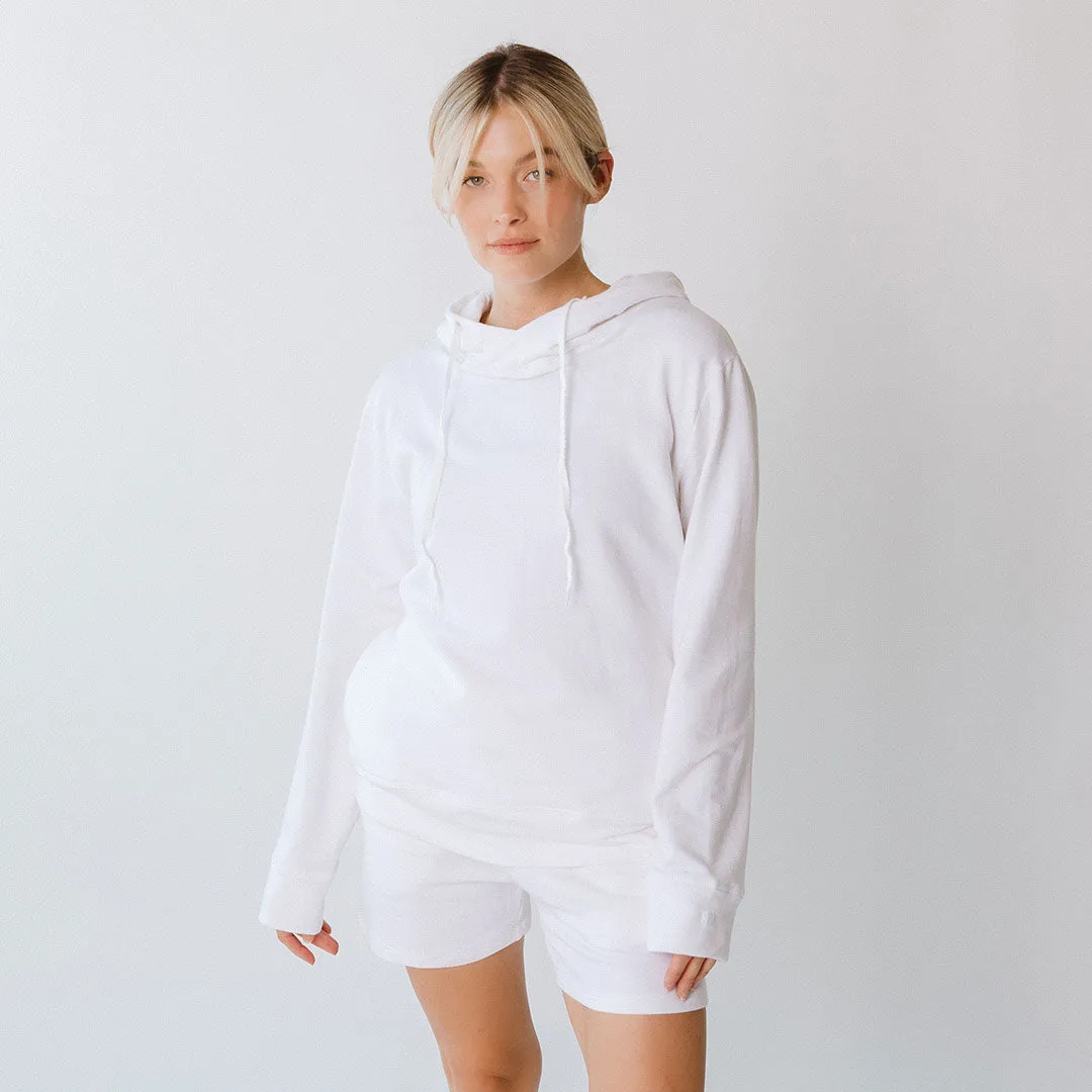 Boyfriend Hoodie, White sold by Albion product image thumbnail 3