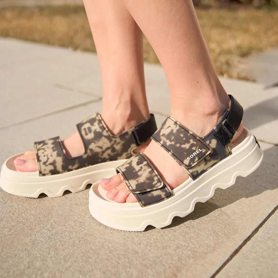 Sorel Kinetic Sunchase Ankle Strap, Black/Chalk sold by Albion