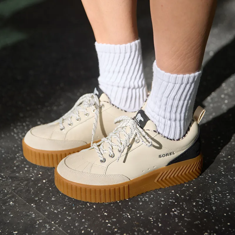 Sorel Ona Ave Low Sneaker, Chalk/Black made by Sorel