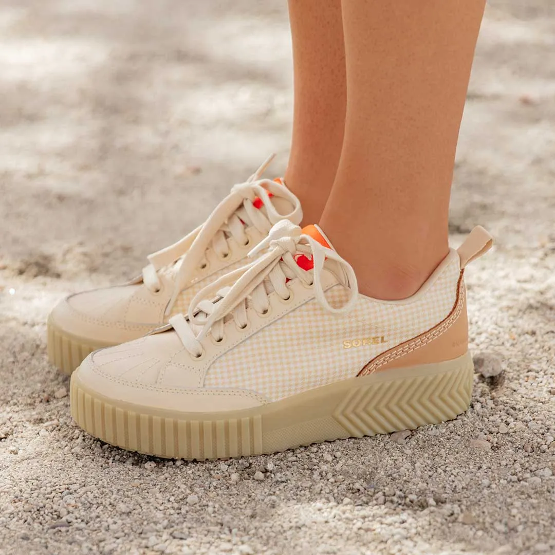 Sorel Ona Ave Low Sneaker, Bleached Ceramic/Light Aloe sold by Albion