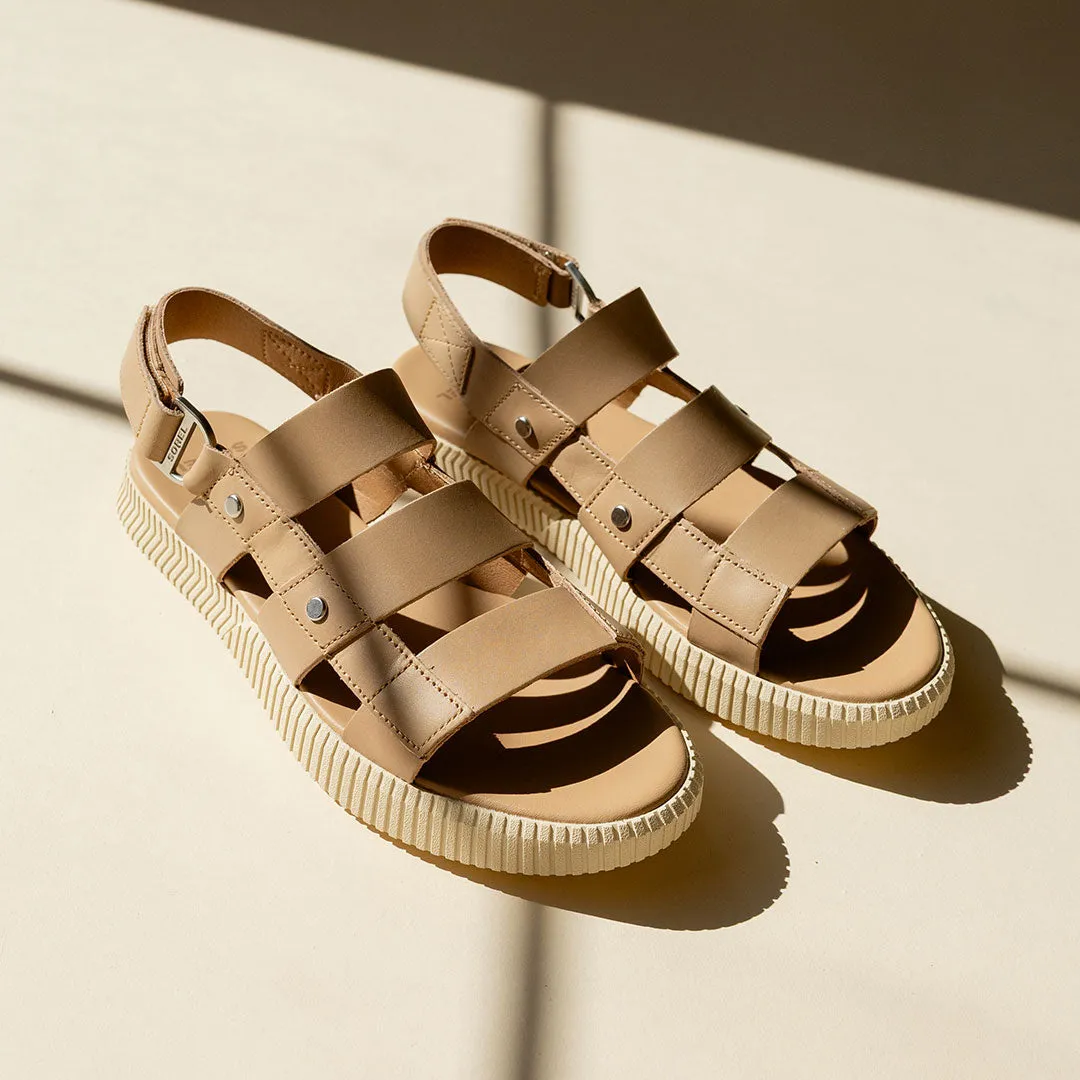 Sorel Ona Ave Slingback Flat Sandal-Honest Beige/Bleached Ceramic sold by Albion product image thumbnail 2