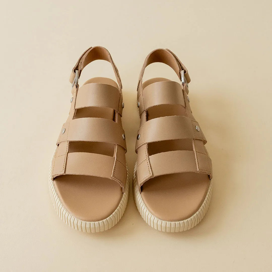 Sorel Ona Ave Slingback Flat Sandal-Honest Beige/Bleached Ceramic sold by Albion product image thumbnail 3