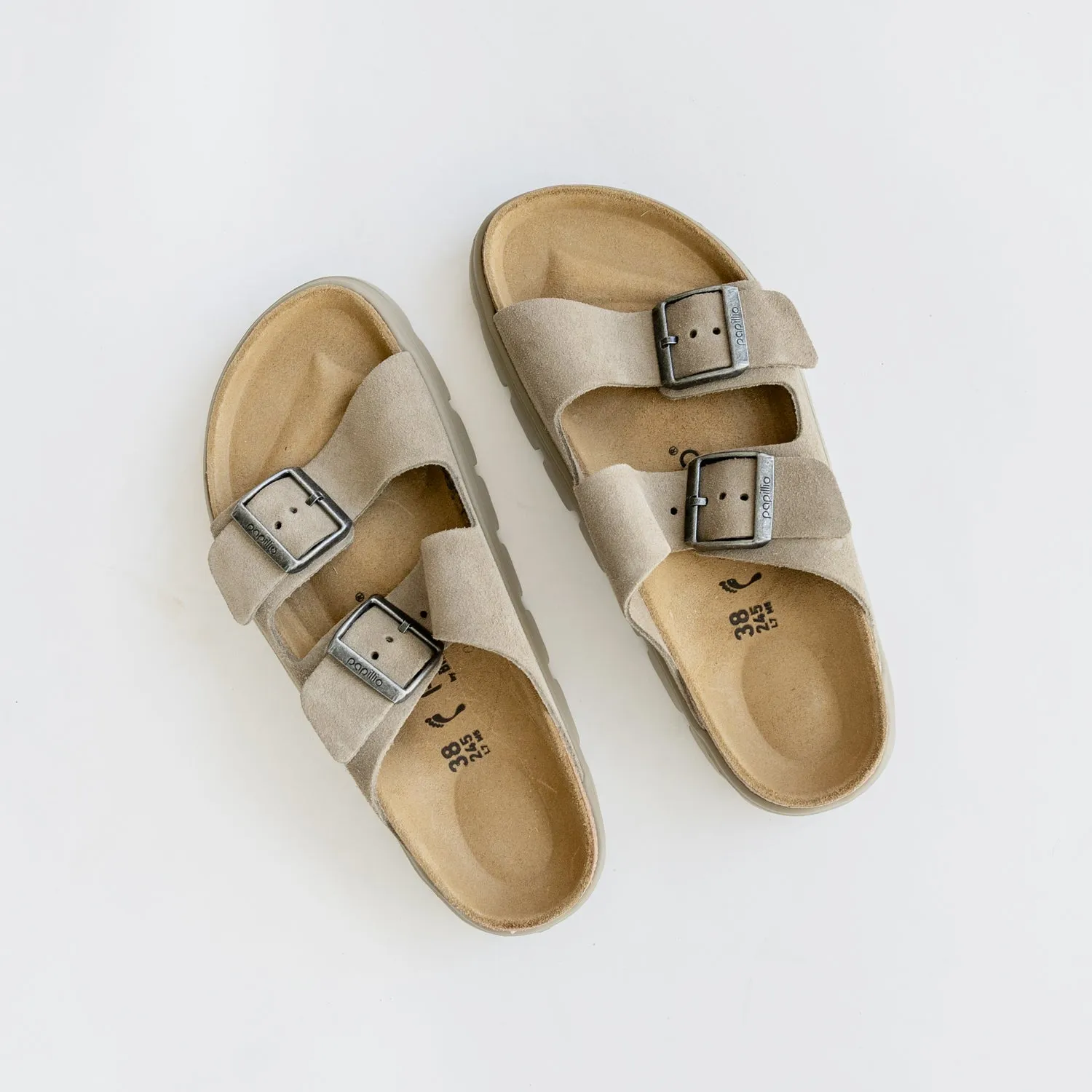 Birkenstock Arizona Chunky Suede Leather-Taupe sold by Albion product image thumbnail 2