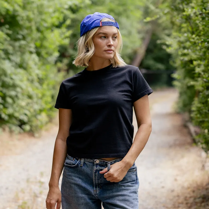 Laguna Cotton Tee, Black made by Albion