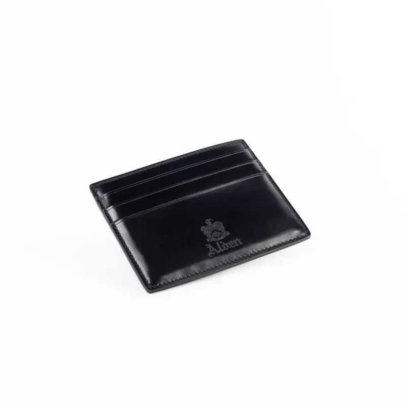 Alden Card Case (Black Shell Cordovan) sold by Alden