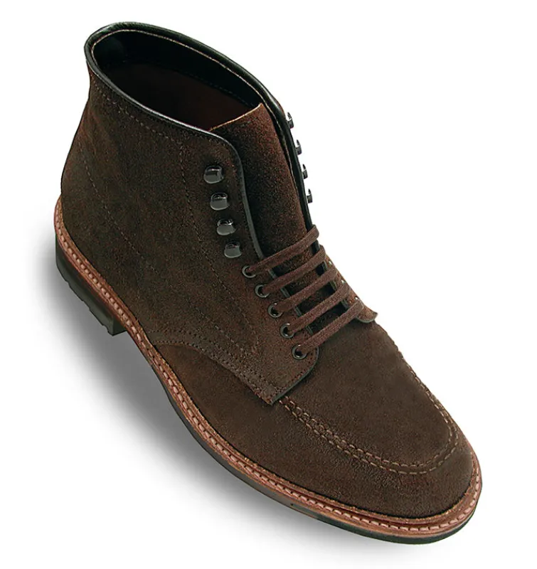 4015HC Mocc Toe Boot (Reverse Tobacco Oiled Nubuck) sold by Alden