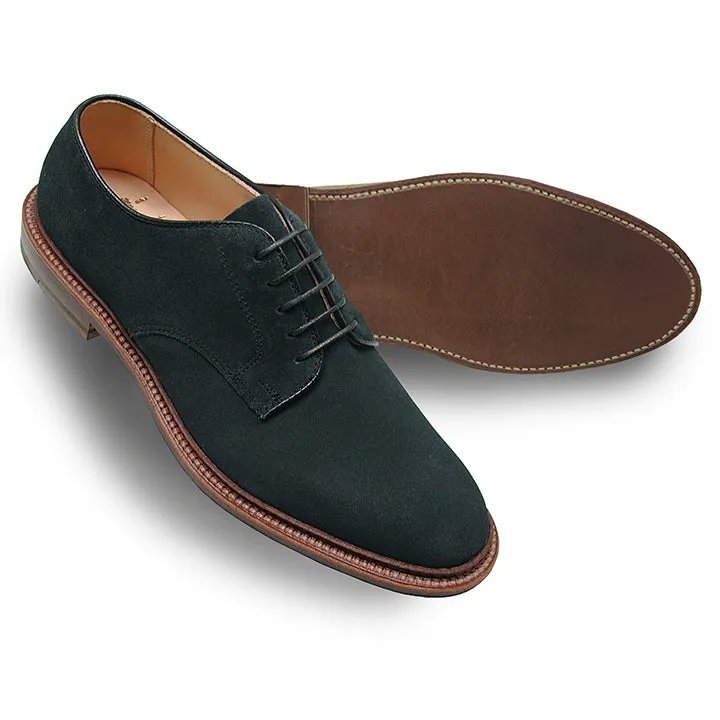 29331F Unlined Suede Plain Toe Blucher (Navy Suede) sold by Alden product image thumbnail 2