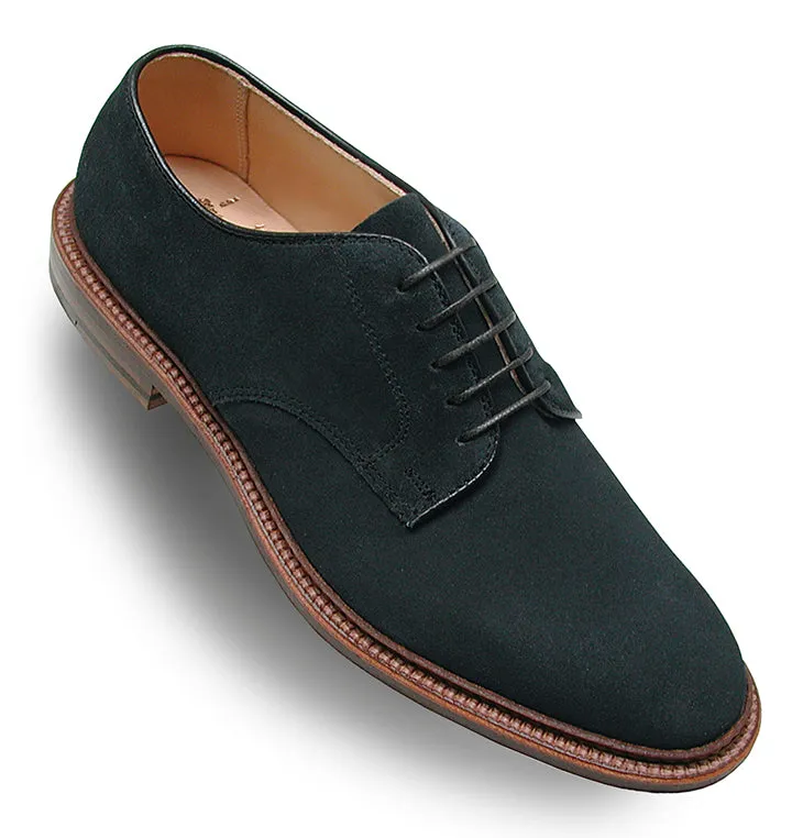 29331F Unlined Suede Plain Toe Blucher (Navy Suede) sold by Alden