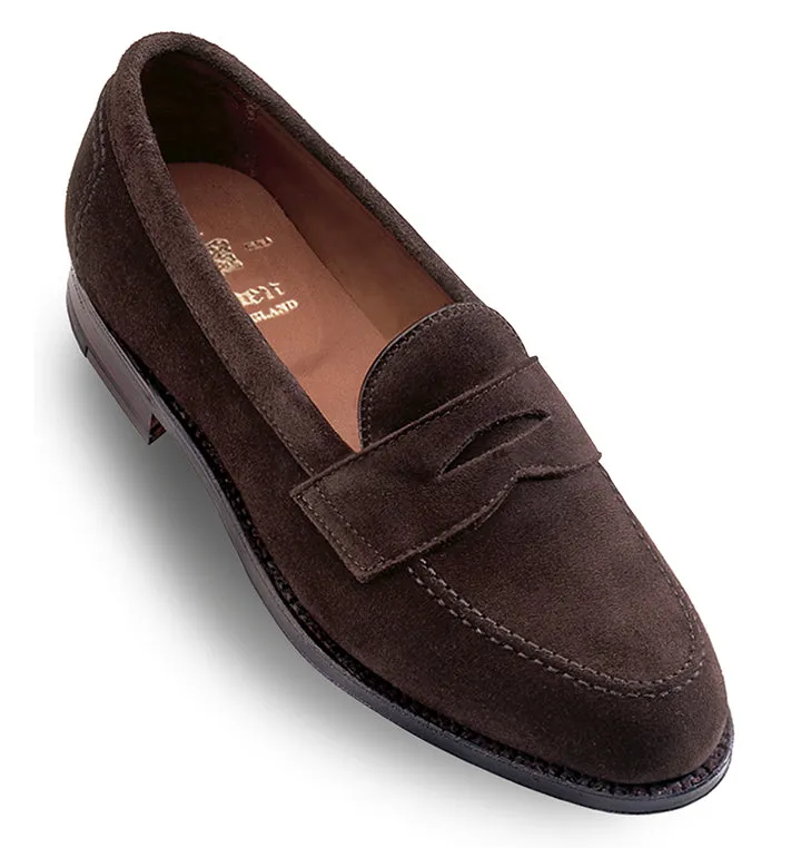 9697F Penny Loafer Flex Welt (Dark Brown Suede) sold by Alden