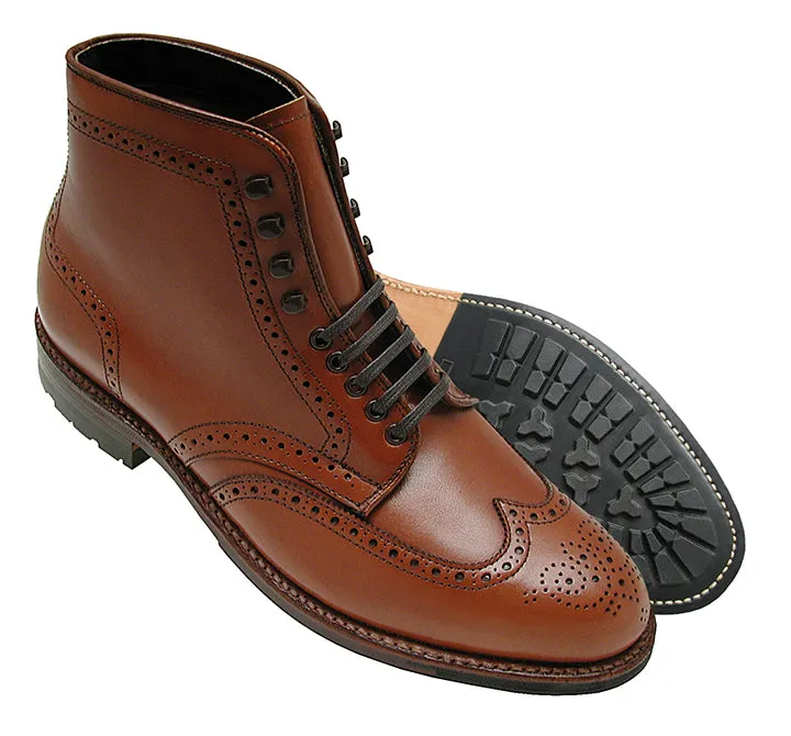 D9835HC Wing Tip Boot (Burnished Tan Calf) sold by Alden