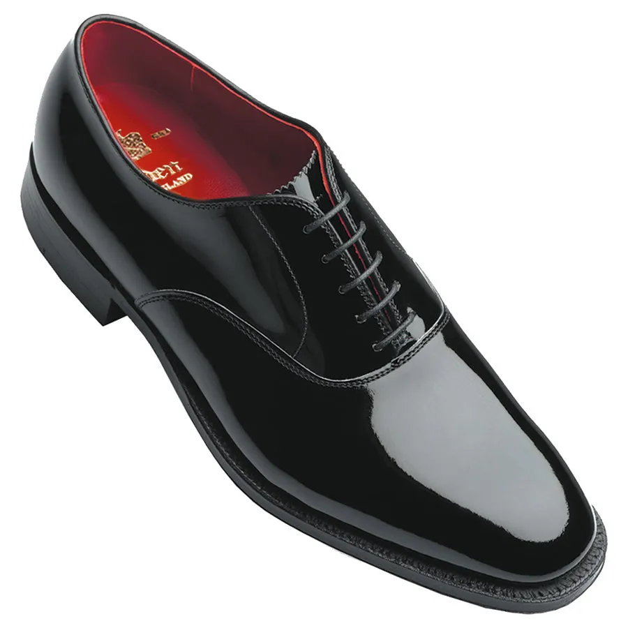 9373 Plain Toe Bal Oxford (Black Patent) sold by Alden