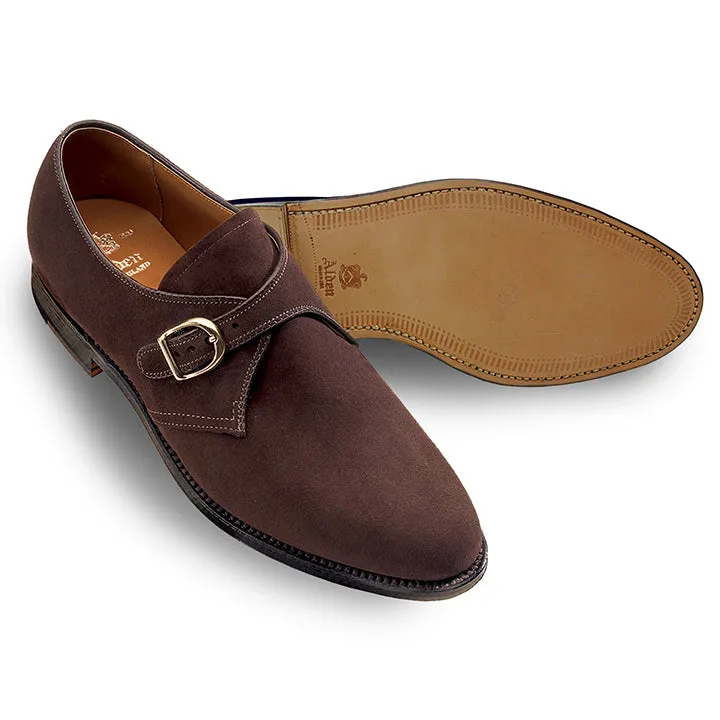 953 Plain Toe Monk Strap (Mocha Kid Suede) sold by Alden product image thumbnail 2
