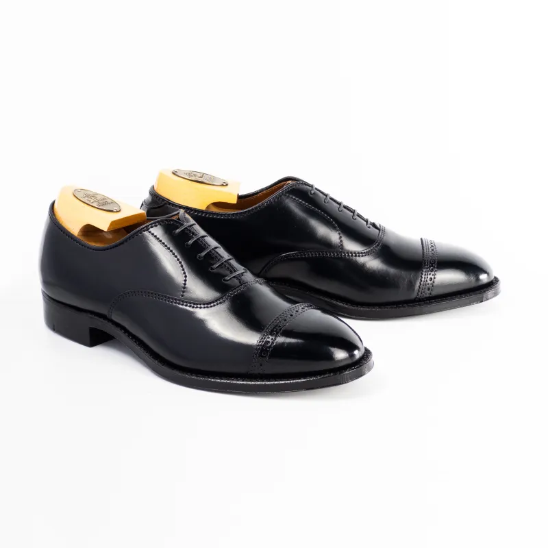 9016 Perf Tip Bal Oxford (Black Shell Cordovan) sold by Alden