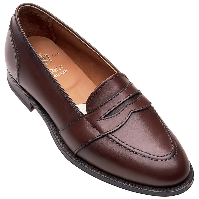 686 Full Strap Slip-On Penny Loafer (Dark Brown Calf) sold by Alden