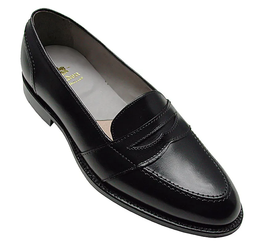 681 Full Strap Slip-On Penny Loafer (Black Calf) sold by Alden