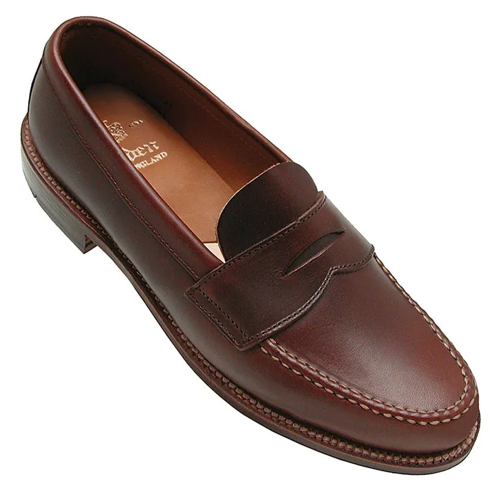 17831F Unlined Leisure Handsewn Penny Loafer LHS (Brown Chromexcel) sold by Alden