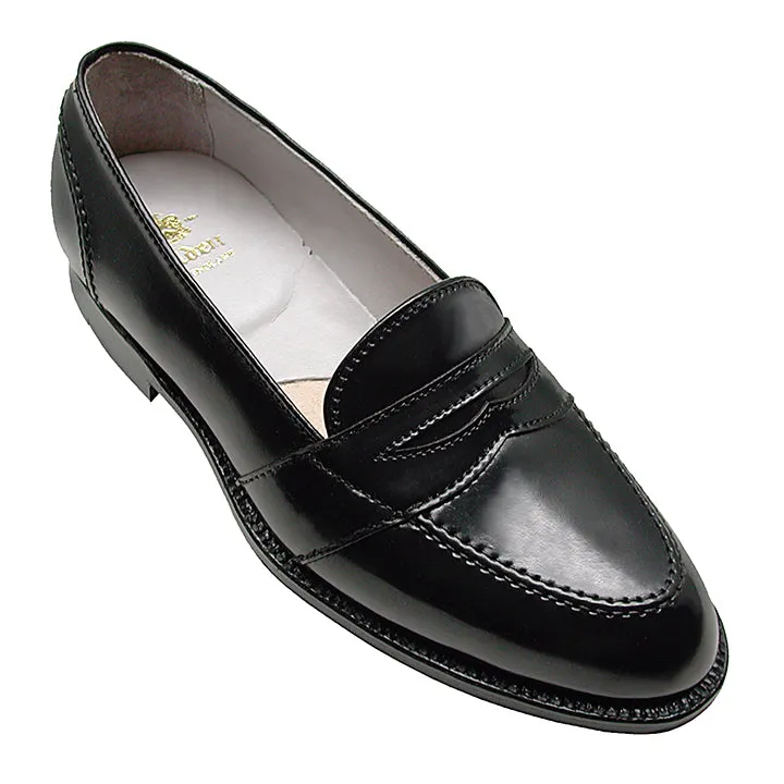 6845 Full Strap Slip-On Penny Loafer (Black Shell Cordovan) sold by Alden