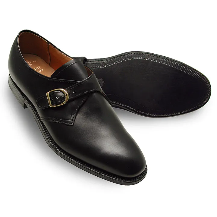 1703 Plain Toe Monk Strap (Black Calfskin) sold by Alden product image thumbnail 2