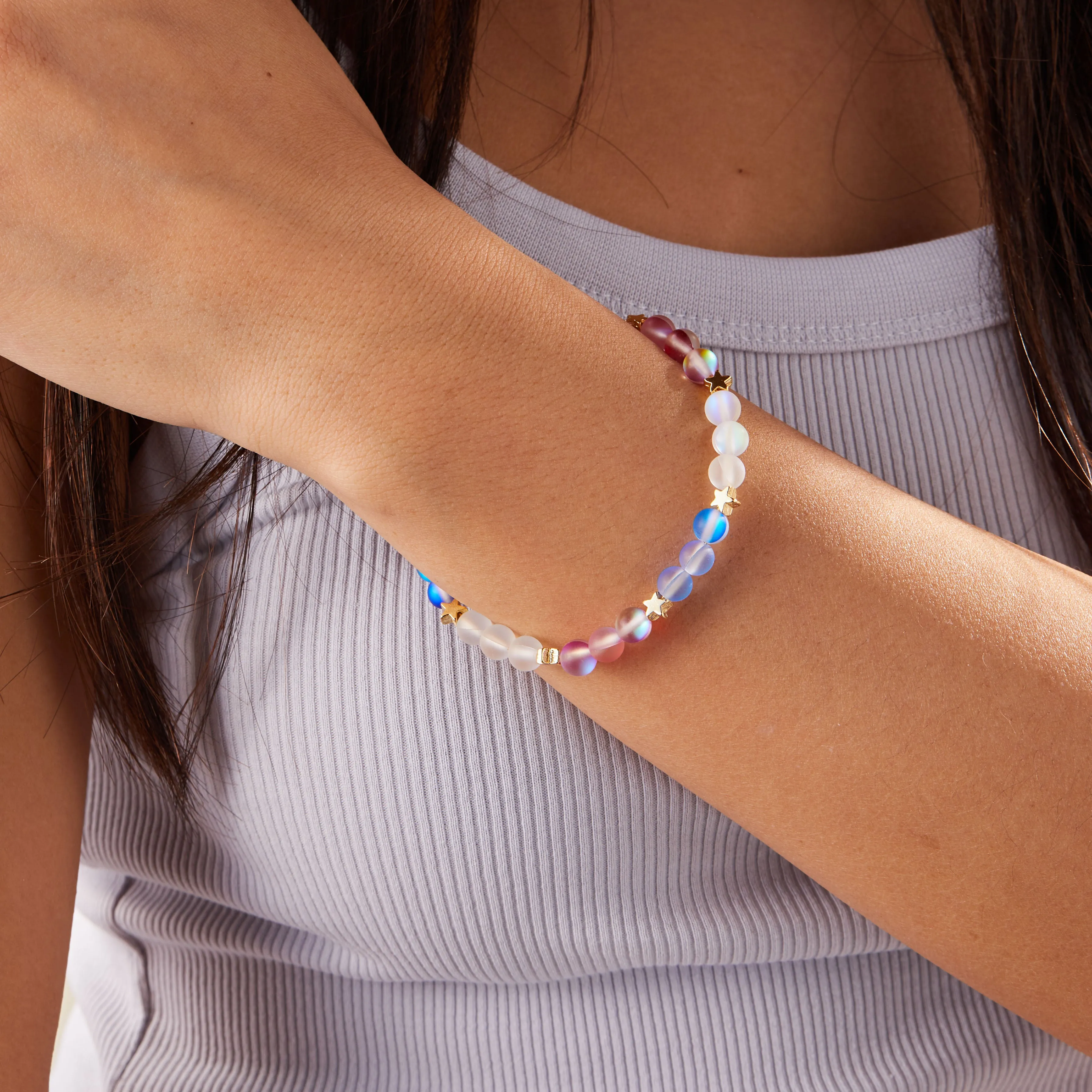 Red, White, and Blue Celebration Beaded Bangle sold by Alex and Ani product image thumbnail 4