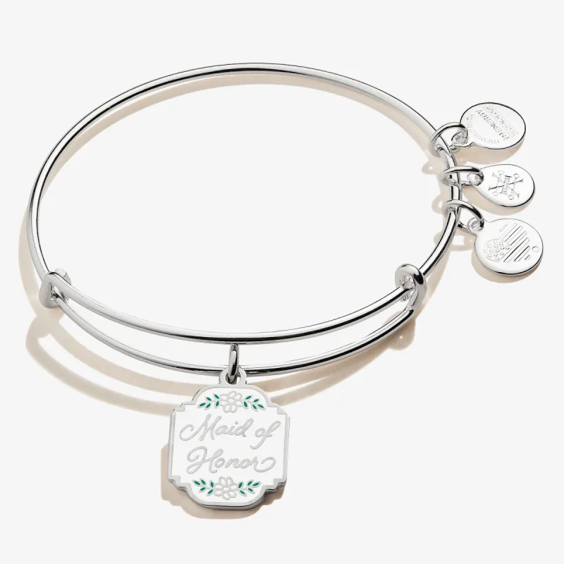 'Maid of Honor' Charm Bangle sold by Alex and Ani