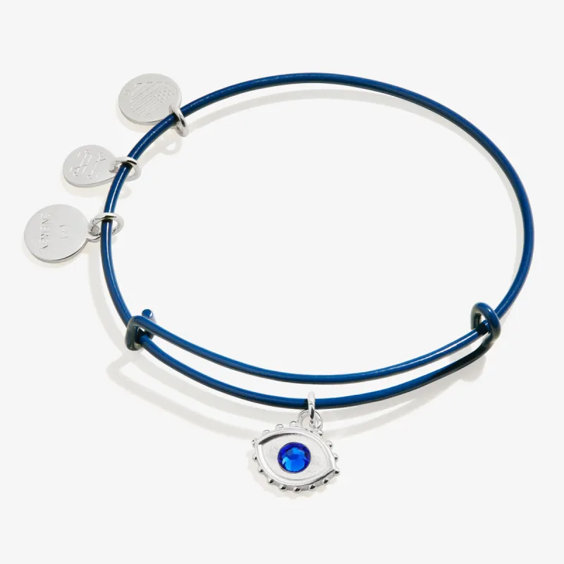 Evil Eye Charm Bangle Bracelet, Blue sold by Alex and Ani