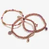 Whale Tail + Ocean Multi-Charm Stretch Bracelets, Set of 3 sold by Alex and Ani