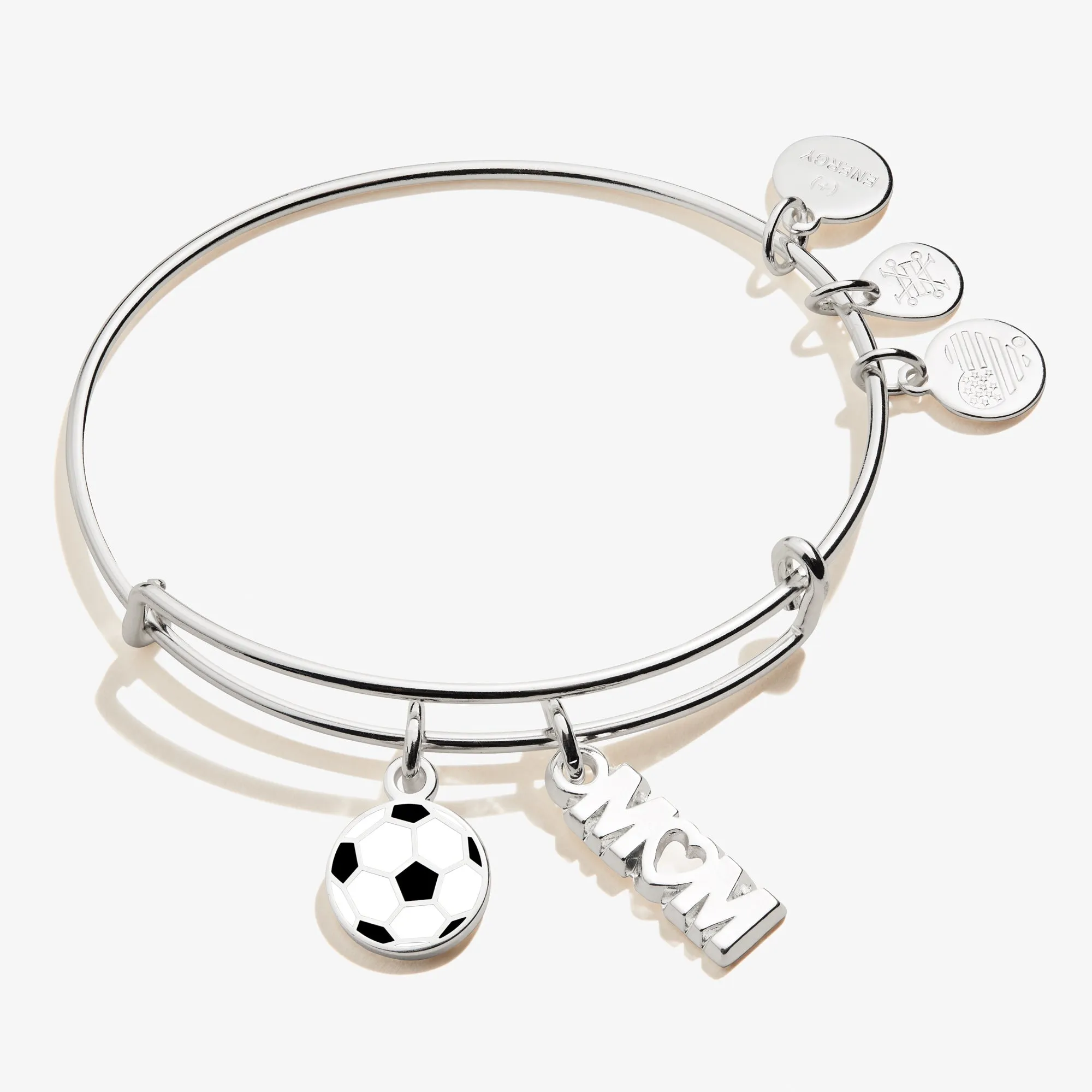 Soccer 'Mom' Duo Charm Bangle sold by Alex and Ani