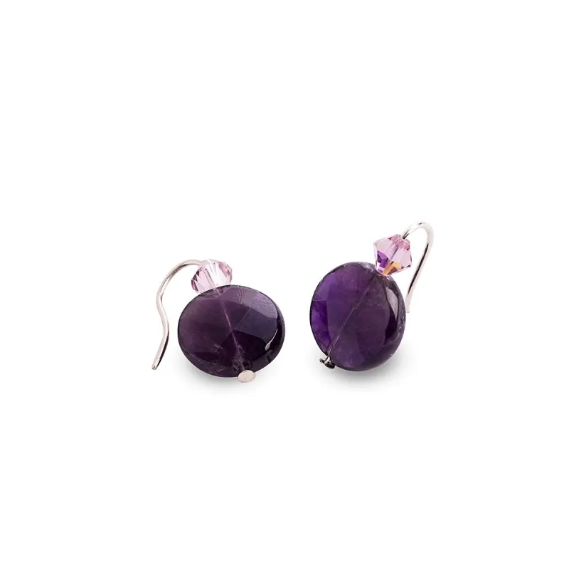 Amethyst Gemstone Earrings sold by Alex and Ani