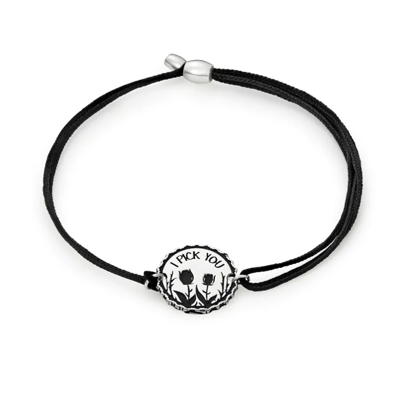 'I Pick You' Pull Cord Bracelet sold by Alex and Ani