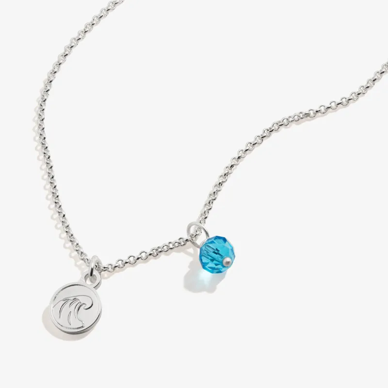 Wave Duo Charm Necklace, Adjustable sold by Alex and Ani